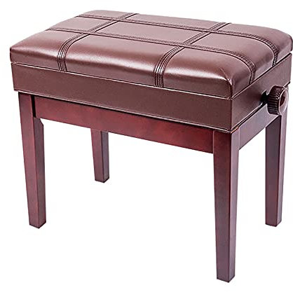 XAoSCd Piano Stool Adjustable Piano Bench with Hydraulic Automatic Lifting,Wooden Keyboard Bench Stool with Music Compartment Load Capacity up to 180 kg Beautiful Scenery,