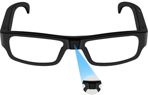 eovas Camera Glasses Wearable HD 1080P Video Smart Glasses Outdoor Sport Action Recording Glass Camera for Cycling, Driving, Hunting, Hiking, Fishing