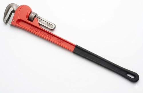 MIRSTORE Chiave Giratubi 36 - 900 mm Modello Americano/Stillson CR-V Gira Tubo e Raccordi Idraulici per Impieghi Pesanti