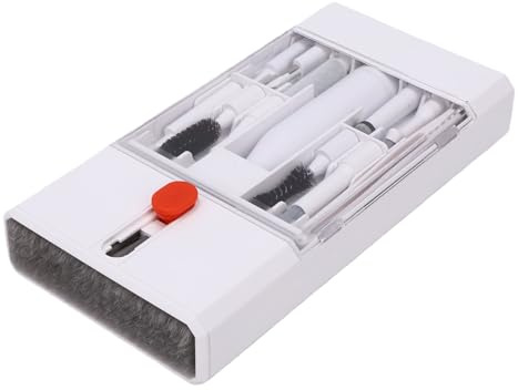 Yechiry Kit de Limpieza para Portátiles, Herramienta Multifuncional Profesional para Electrónica y Teclados, Solución de Limpieza de Dispositivos Compacta para Viajeros y Jugadores, Material ABS
