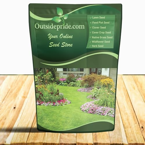 Outsidepride Crimson Clover Seeds - 2 lbs. Annual, Nitrocoated, & Inoculated Ground Cover Seeds, Ideal Clover Seed for Lawn, Cover Crop, Pasture, Hay, Green Manure & Wildlife Forage