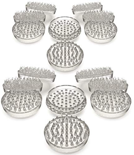 Medipaq Spiked Carpet Protector Cups - 16 Pack Carpet Protectors for Furniture Legs - 5.4 cm Outer Diameter Caster Cups to Protect Carpet from Dents