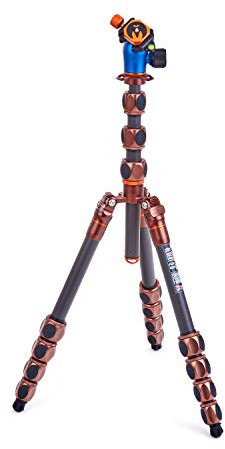 3 Legged Thing Albert 2.0 Kit Carbon Fibre Travel Tripod System Huge Working Height (Earth Bronze) (ALBERTKIT2)