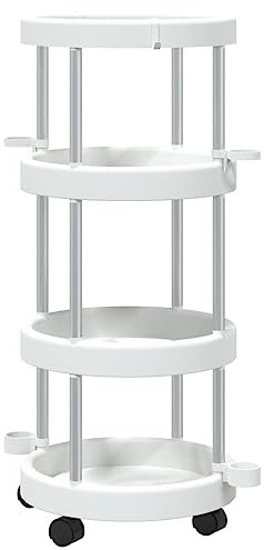 vidaXL Carrello per la Pulizia con Cesti di Stoccaggio in Alluminio