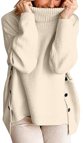 CXKOLD 1/2 Zip Jumpers Short Sleeve Jumpers for Women UK Drop Shoulder Tunic Tops Sweater Cream Jumpers Women UK Longline Shirts for Women UK Oversized Sports Tops for Women Short Sleeve Knit top