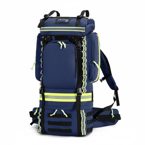 Jinhxofs Sac D'évacuation Forestière Résistant Sac de Secours Étanche Haute Visibilité pour Secouristes, style to 2, Array, Bleu