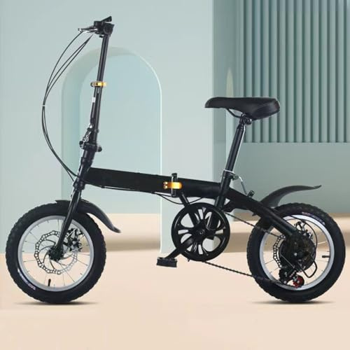 Bicicleta Plegable para Adultos, De Velocidad Variable, Ligera Y Portátil, para Estudiantes Y Personas Que Viajan Diariamente Al Trabajo, De 12, 14 Y 16 Pulgadas A,16