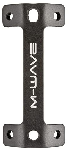 M-Wave Ada Two Adapter, Aus Aluminium, Zur Befestigung Von Zwei Flaschenhaltern, schwarz, One Size