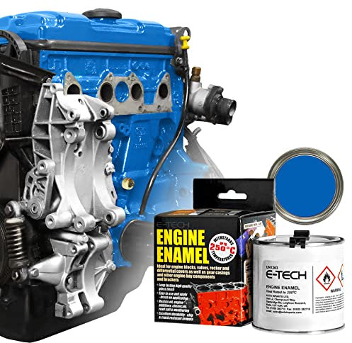 E-TECH - BLUE - Car/Bike Engine Enamel Paint - 250ml