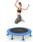 Physionics® Mini Trampoline de Fitness - Diamètre au Choix (Ø 81/91/96/102/114/122 cm), Pieds Antidérapants, Usage Intérieur/Extérieur - Trampoline de Gymnastique, Entraînement, Jumping (91 cm)