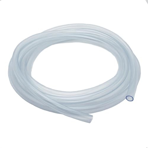 Bränsleledningar, 1 st. bränsleslang, innerdiameter x ytterdiameter 6 mm x 9 mm (2 meter), PVC-slangar, bensinslang oljeslang dieselslang vattenslang, blå-transparent