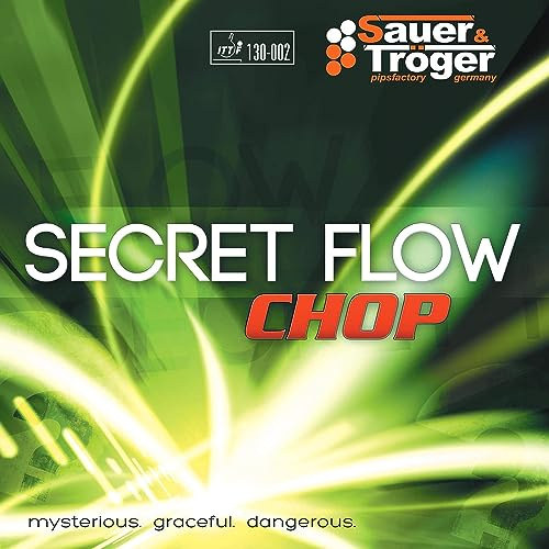 Sauer & Tröger Funda Interior para espinillas de Tenis de Mesa | Secret Flow Chop | Rojo, Negro | 1,0 1,5 1,8 2,1 (Rojo, 1,5 mm)