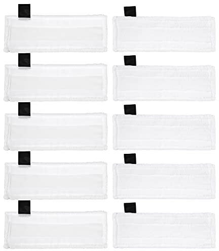 Jissta 10 Stück Mikrofaser-Set für Kärcher Dampfreiniger EasyFix SC 2, SC 3, SC 4, SC 5 Bodendüsen-kompatibles Wischtücher