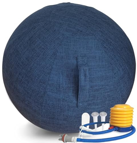 WTZHHK Swiss Ball Grossesse, Chaise Ballon, Ballon Grossesse avec Couvercle, Pompe, Ballon Grossesse pour Le Bureau Et La Maison Ballon Siege Bureau…