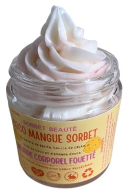 Chantilly de karité/Vegan beurre corporel 120ml (Coco mangue)