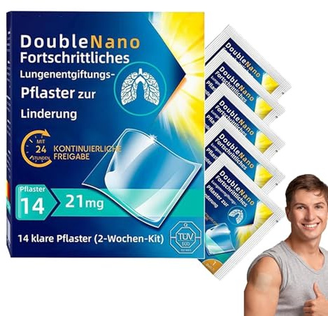 Lung Cleansing Patch, Respiratory Health Support Tapes, 14pcs Portable Breathing Aid Patches for Travel, Business, Work, Health Care Supplies, Long Lasting and Natural