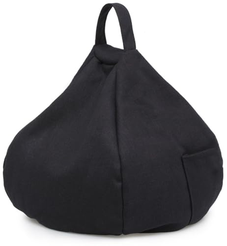 Support pour Tablette - avec Poche latérale - Support de Coussin Souple - Coussin de Livre Portable pour lit - Fabriqué à la Main en synthétique antidérapant et Micro-Perles - Doux et Lavable