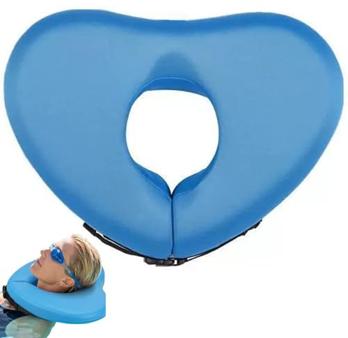 Collare da nuoto per adulti non gonfiabile, 31-37 cm in neoprene, supporto per il collo per nuoto, acquagym e riabilitazione (12 cm)