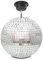 Beamz Fuzzix 30cm Mirror Ball with Motor, Lightweight Hanging Glitter Disco Ball for Parties, Events, Nightclubs, Stunning Reflective Light Effects, 12-Inch Glass Design