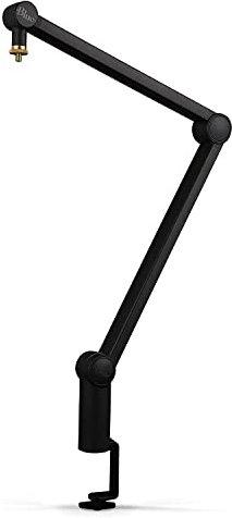 Logitech G Creators Blue Microphones Compass, Blue Yeti Mic Arm, Tubular Type, Articulated Mic Arm, Internal Springs, Desktop Clamp, Integrated Cable Management, Recording, Podcast - Black