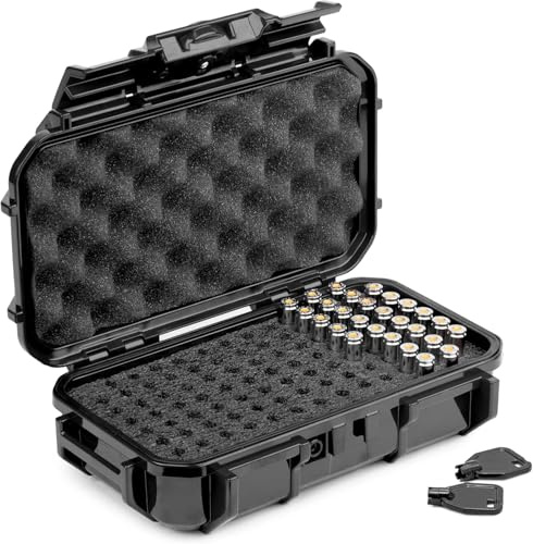 Evergreen Pistol Ammo Case Compatible with 5.7/9mm/.40/.380-100 Rounds Lockable USA Made