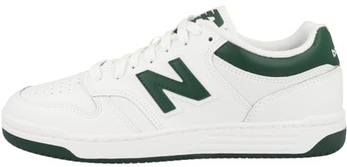 New Balance Unisex Sneaker 480, Weiß, 45 EU, Weiß Grün