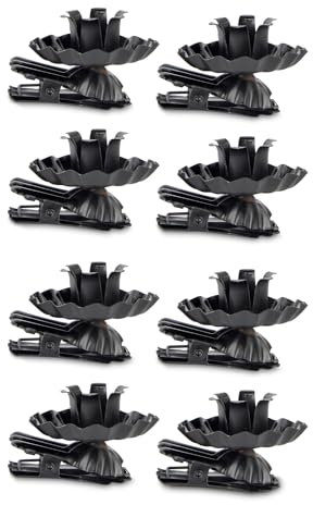 Iden Kerzenhalter, Dekorativ, Metall, Schwarz, Poliert, D15mm, 10er