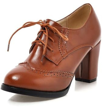 EQWIGKEIT Chaussures traditionnelles pour femme Mary Jane rétro en cuir, élégantes, confortables, à talons, à demi-chaussures, classiques, avec talons, chaussures de danse