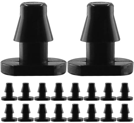 Homoyoyo Tapones de Riego por Goteo 200 Unidades, Tapa de Plástico Púas para Tubo 4/7' (4 Mm), Cierre Antileak para Sistema de Riego de Jardín, Accesorio Duradero para Mangueras y Huerto
