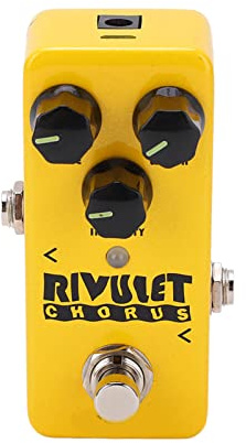 Stylebest Chorus Effect Pedal Mini Gul Analog Ensemble Delay med Noll System Delay för Gitarrister 96KHz 24 Bit