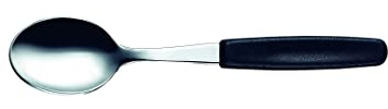 Victorinox, cucchiaino multifunzionale in acciaio inox, lavabile in lavastoviglie, nero