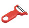 KUHN RIKON 22060 Küchenhelfer Zuberhör Schäler Swiss Peeler Sparschäler rot