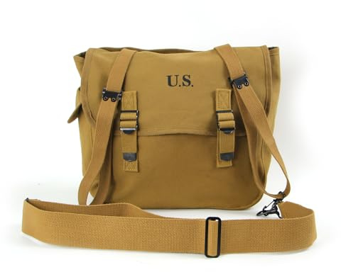 ANQIAO WWII WW2 US Army M36 à Musette Field Militaire Sac à Dos de Toile