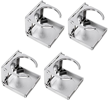 MagiDeal 4pcs Porte-Boissons Support De Bouteille d'eau Boissons Porte-Gobelet Pliable pour Auto Bateau Table de Baby-Foot