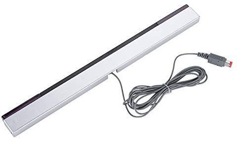 ASHATA Receptor Señales con Cable para/WIIU,Barra de Sensores IR con Soporte del Televisor,Monitor,etc.