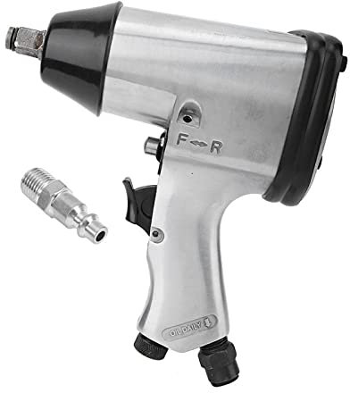 Yctze Mini visseuse à percussion à air comprimé 1/2 350 N · m avec raccord d'entrée d'air 1/4 - Outil de réparation automobile pour visseuse à choc pneumatique 1/2