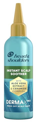 Head & Shoulders DERMAXPRO Mosturising Scalp Balm Hair Conditioner, Anti Dandruff, With Aloe & Vitamin E, 72h of Lasting Hydration For Dry Scalp, 145 ml (Packing May Vary)