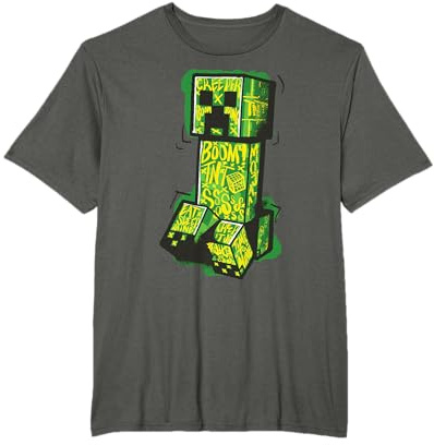 Minecraft Creeper Street Graffiti Fill T-Shirt