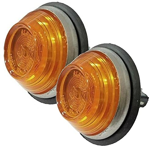 RICAM KIT 2 PEZZI COPPIA LUCCIOLE FRECCE LATERALI ARANCIONE DESTRA E SINISTRA SPECIFICHE PER 500 F - L - R D'EPOCA DAL 1965 AL 1977. COLORE ARANCIONE. MADE IN ITALY.