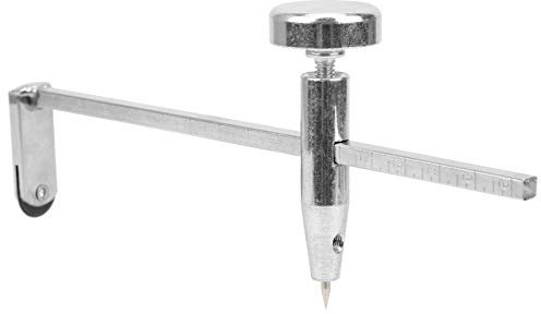 Stahl Schaft Dry Wall Circle Cutter, Verstellbarer Drehpunkt Lochschneider für Trockenbau, für runde Löcher Bis zum 16 Zoll Durchmesser