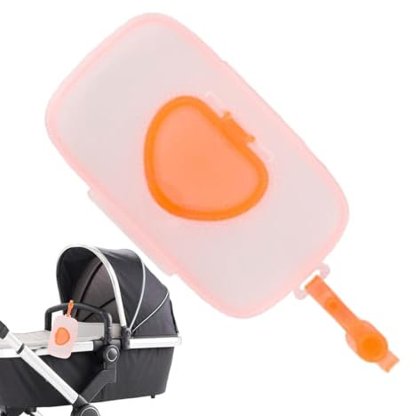 Contenitore per salviette ricaricabili, dispenser per salviette umidificate - Custodia portatile per salviette da viaggio Porta salviette per - Dispenser per scatole di salviette riutilizzabili con co