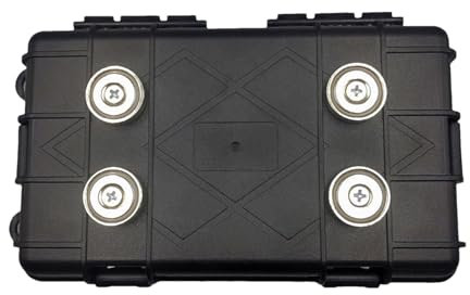 Magnetischer Schlüsselhalter unter dem Auto – Schlüsselhalter Magnetbox, Outdoor Mehrzweck-Schlüssel verstecken Standort | Gepolsterter tragbarer LKW-Schlüsselkasten, feuchtigkeitsbeständige