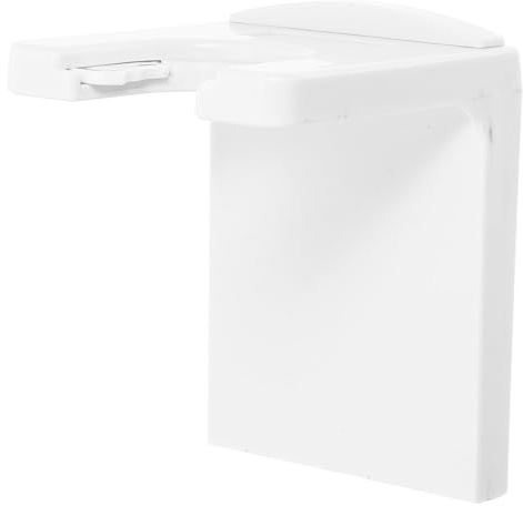 DEARMAMY Support Mural Autocollant Blanc en Abs pour Distributeur de Savonnette et Gel Bain, Polyvalent pour Établissements de Santé et Centres Médicaux, Fixation Facile sans Vis