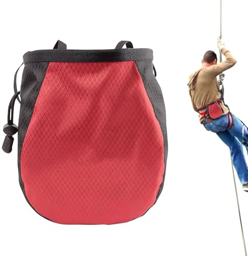 Custodia Per Gesso - Borsa Per Gesso Da Arrampicata | Borsa Per Magnesite Portatile Impermeabile Con Coulisse Per Arrampicata Su Roccia, Secchio Per Boulder Per Istruttore Di Atleta Scalatore Golf Pal