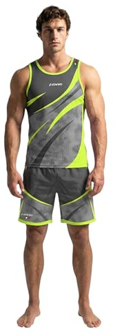 Ataviko Collezione Beach Volley 2026, Canotta e Pantaloncino Beach Volley, Mare, Spiaggia. Tessuto traspirante per sport, gym,padel tennis Made in Italy (Apex, M)