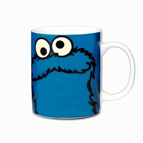 Logoshirt® Sesam Street I smulmonster I Cookie Monster I porslinsmugg – kaffekopp, 300 ml I i färgad presentförpackning I licenserad originaldesign