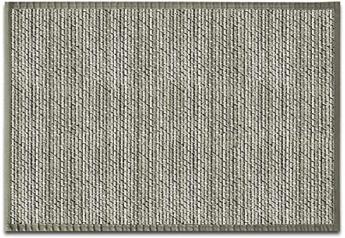 Casa Pura® - Tappeto in bambù naturale ipoallergenico, per bagno, soggiorno, cucina, camera, colore, neutro, 150x200cm