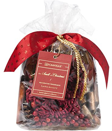 Aromatique The Smell of Christmas - Bolsa de popurrí de 14 onzas – Fragancia decorativa para el hogar, perfecta decoración de invierno y Navidad, ambientador de habitación, bolsita botánica, relleno