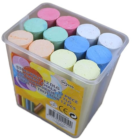 Benson Lot de 2 x 12 craies de rue pour enfants.