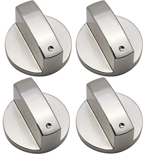 DUjuanhong Gas Cocina de Botones,4PCS Botones de Interruptor Perillas de Control universales Pomo para Estufa de Gas Gas Adaptadores de Perillas de Control de la Estufa Interruptor para Cocinas